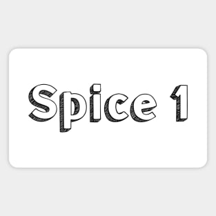 Spice 1 // Typography Design Magnet